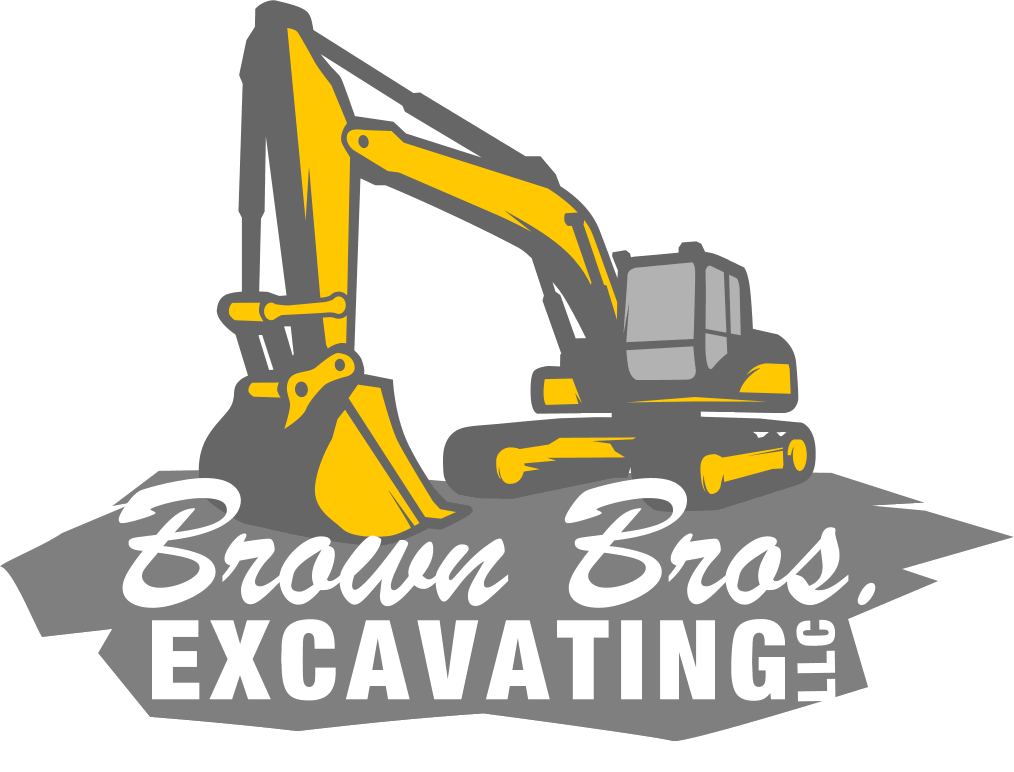 Brown Bros Excavation LLC Light Logo