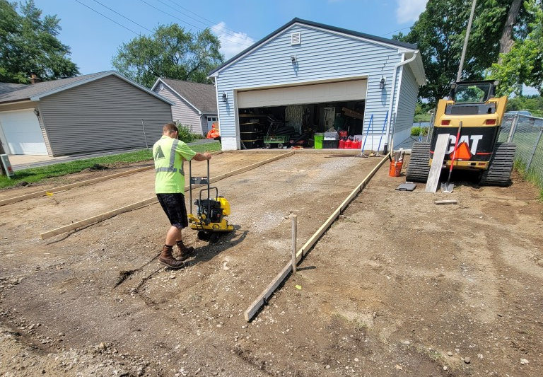 Concrete Driveway Replacement removal - Brown Bros